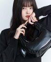 【SALE/30%OFF】eimy istoire ハート付きバッグ エイミーイストワール バッグ ハンドバッグ ブラック シルバー【送料無料】