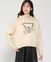 【SALE/40%OFF】GUESS GUESS パーカー(W)HOODED Icon Sweatshirt ゲス トップス パーカー・フーディー ベージュ ブ...