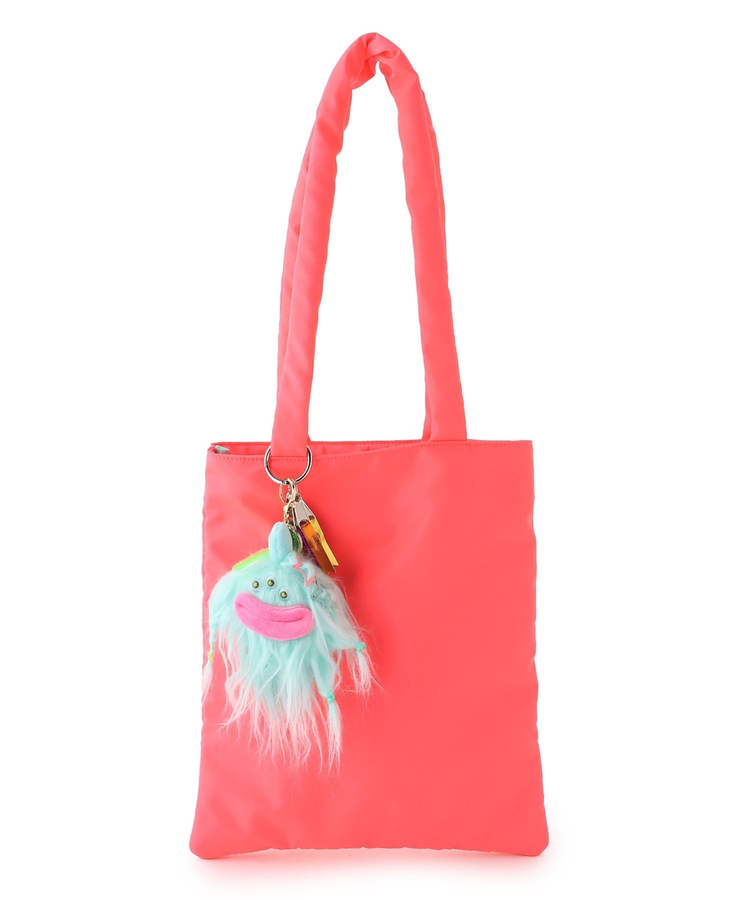 cheek cheek/(W)neon monster tote ザスタンダードトーキョー バッグ トートバッグ オレンジ グリーン イエロー ピンク【送料無料】