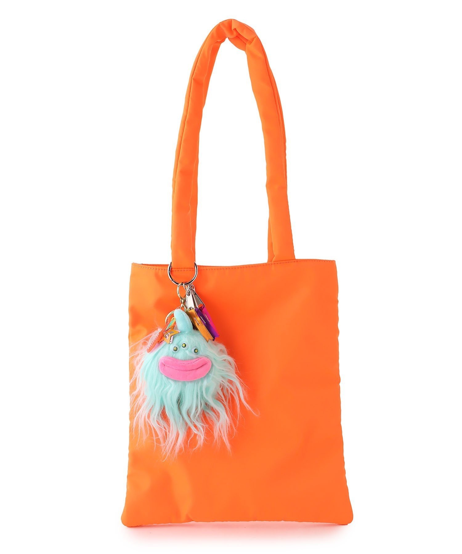 cheek cheek/(W)neon monster tote ザスタンダードトーキョー バッグ トートバッグ オレンジ グリーン イエロー ピンク【送料無料】