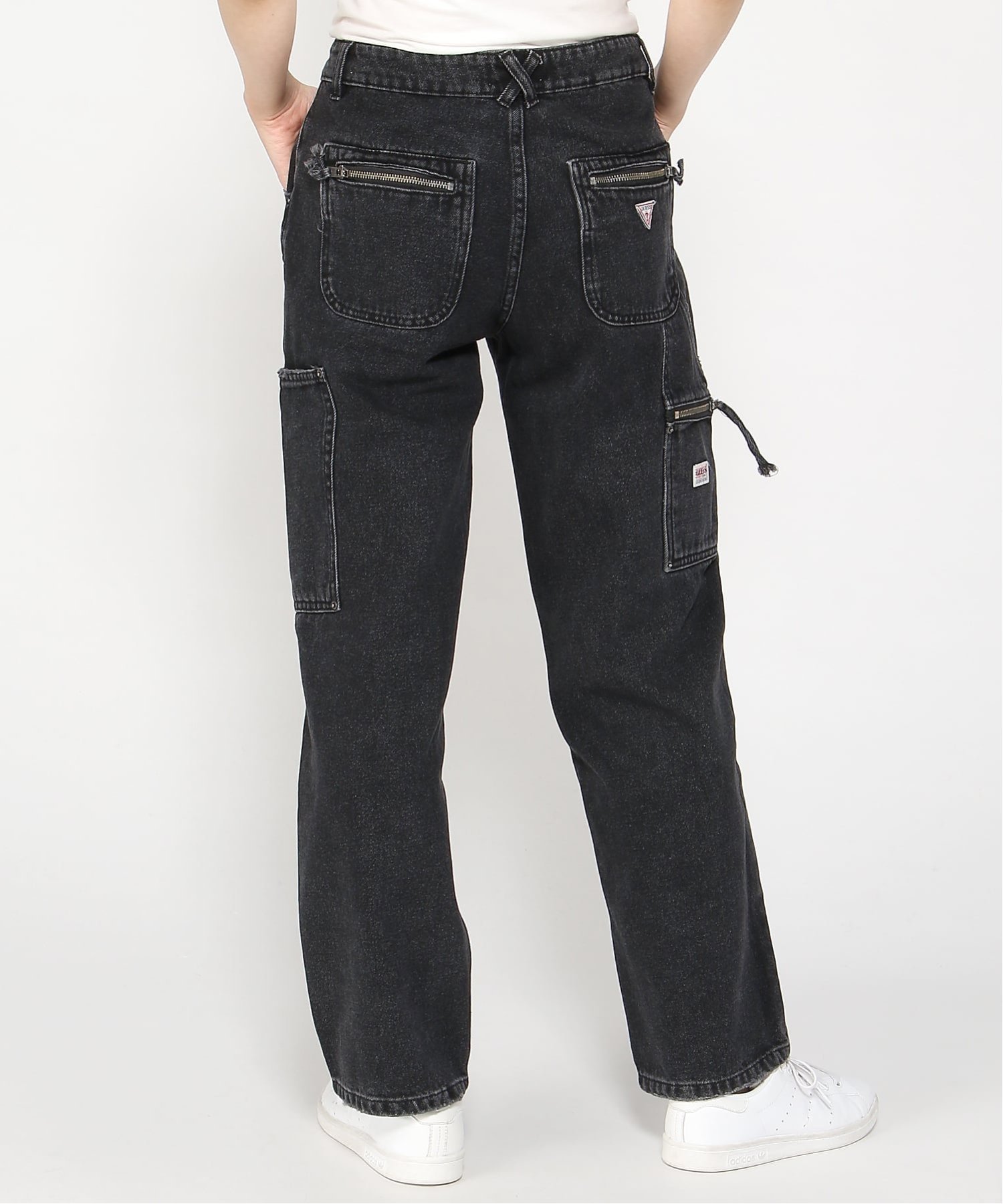 【SALE／50%OFF】GUESS Originals GUESS Originals デニムパンツ (W)Zip Carpenter Pants ゲス パンツ ジーンズ・デニムパンツ グレー【送料無料】