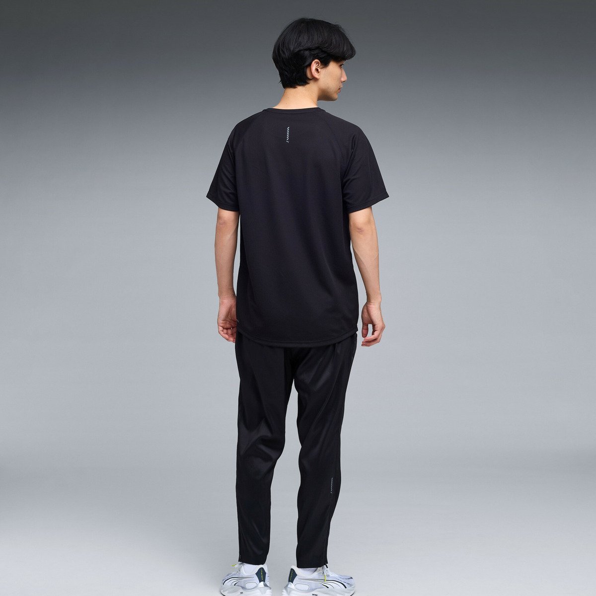 PUMA ユニセックス ランニング M アルティメット 半袖 Tシャツ M ULTIMATE TEE プーマ トップス カットソー・Tシャツ ブラック【送料無料】