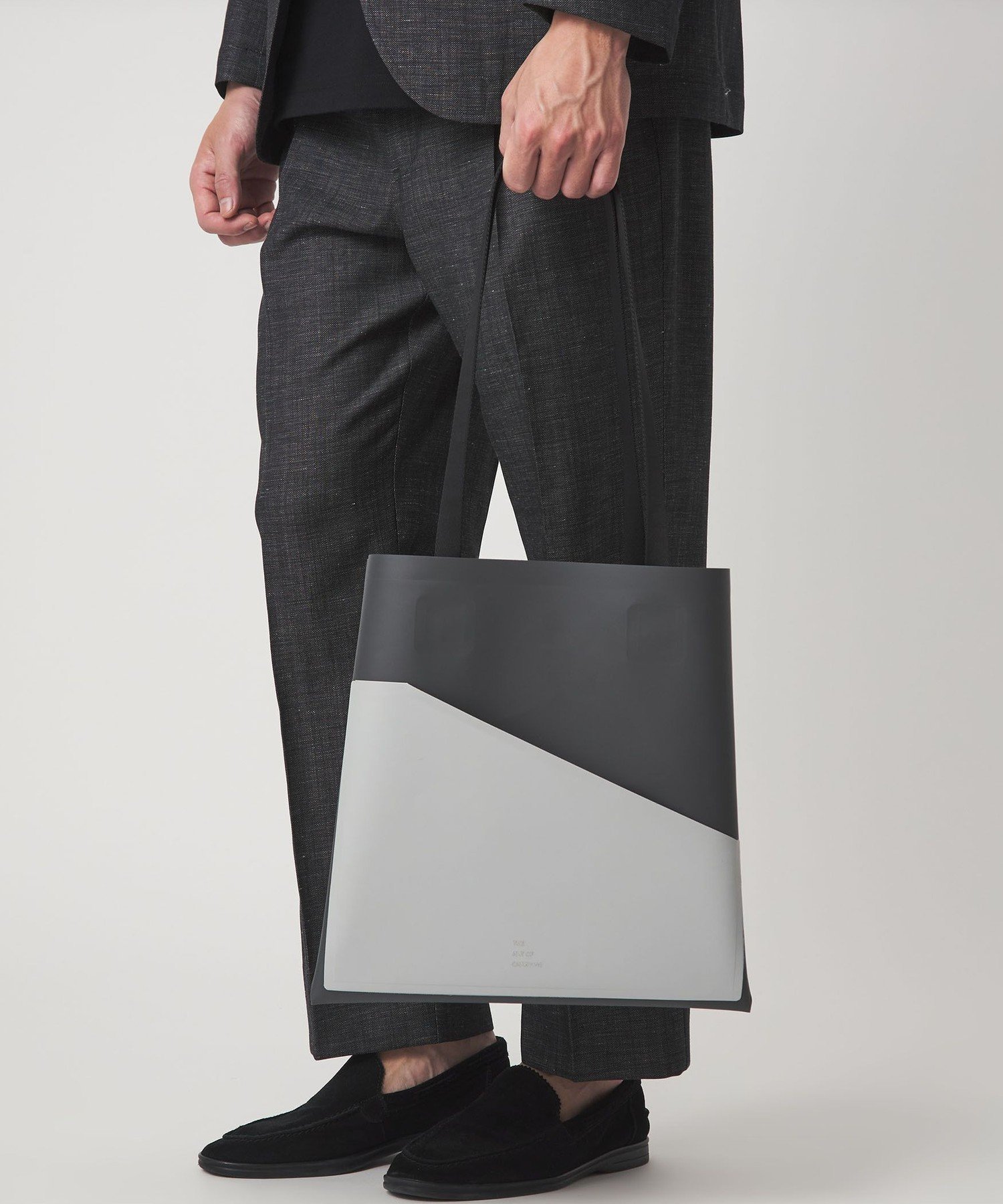 【別注】＜THE ART OF CARRYING＞GLR PAPER A TOTE トートバッグ ユナイテッドアローズ グリーンレーベルリラクシング バッグ トートバッグ グレー ブラック