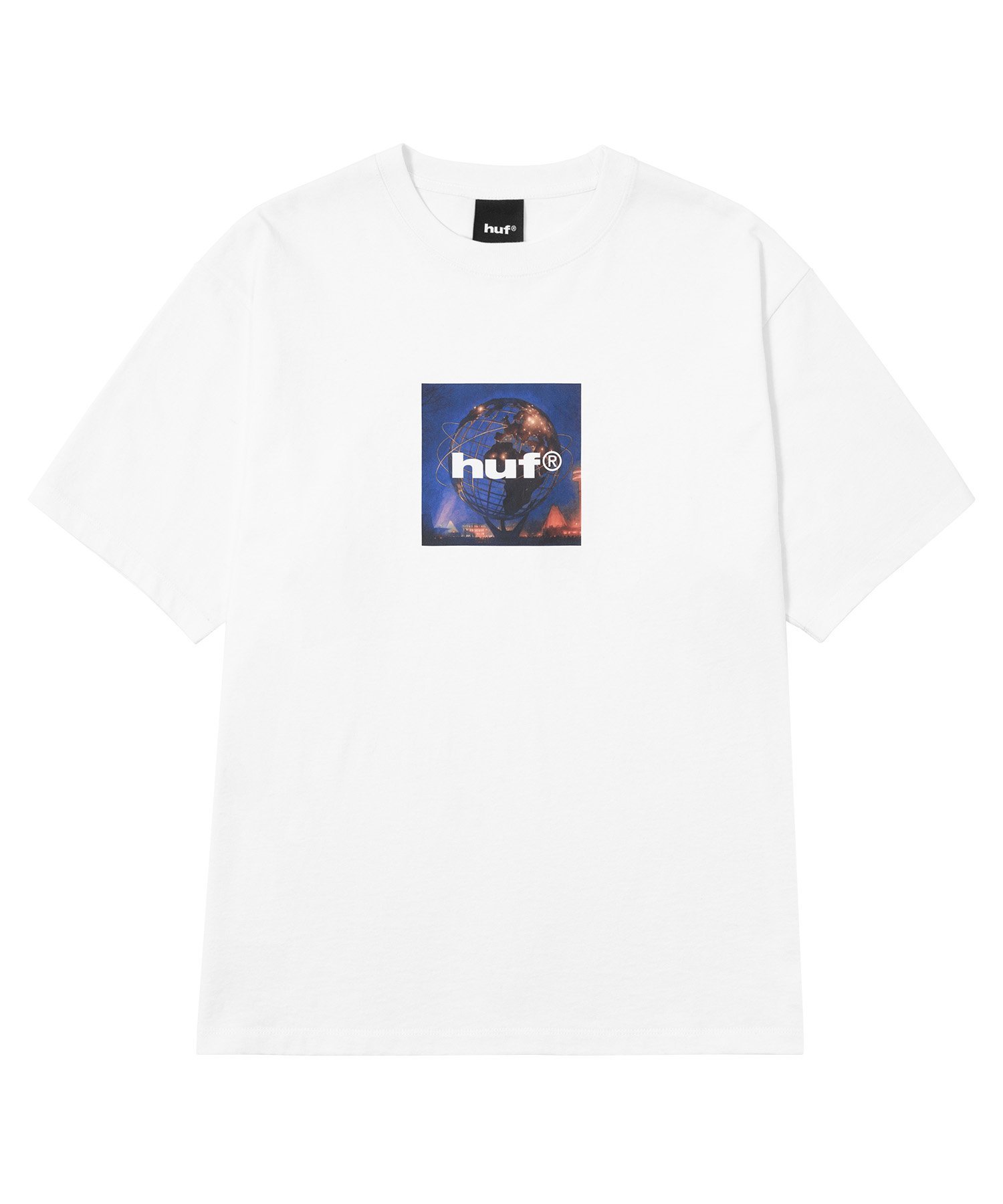 UNISPHERE TEE / HUF ハフ Tシャツ ハフ トップス カットソー・Tシャツ ブラック ホワイト