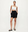 ySALE^50%OFFzALLSAINTS (W)LILY PAPERBAG SHORTS I[ZCc pc ̑̃pc ubNyz