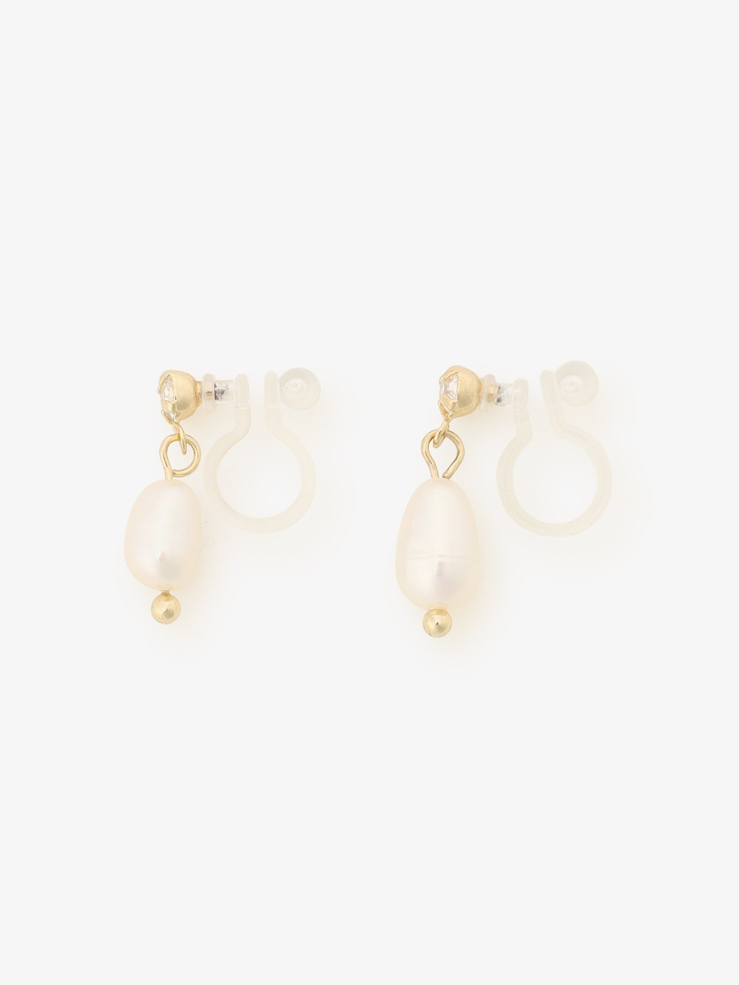 【SALE／50%OFF】Afternoon Tea LIVING 淡水パールイヤリング アフタヌーンティー・リビング アクセサリー・腕時計 その他のアクセサリー・腕時計 ゴールド