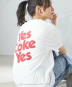 SHIPS WOMEN 《予約》GOOD ROCK SPEED:beverage brand logo tee ◆ シップス トップス カットソー Tシャツ ホワイト グレー イエロー【送料無料】