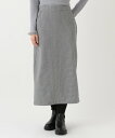 【SALE/40%OFF】Afternoon Tea LIVING 千鳥格子起毛ストレッチスカート アフタヌーンティー・リビング パンツ その他のパンツ グレー...