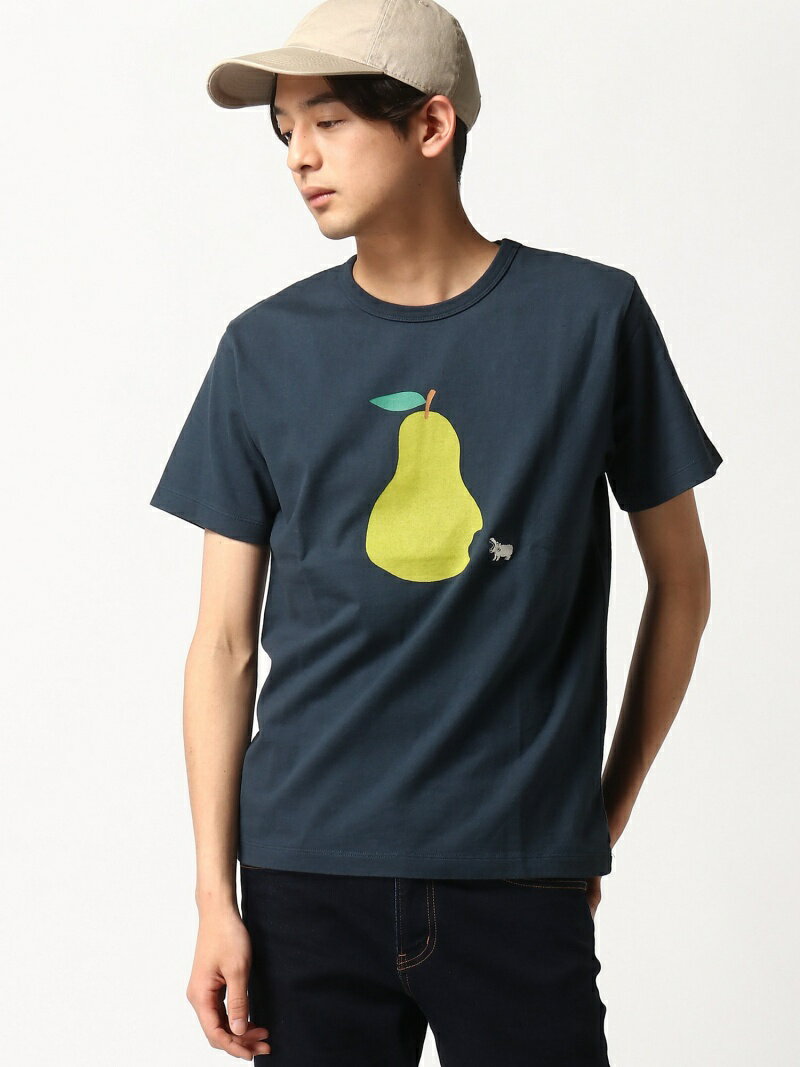 s&nd (W)pear TEE セカンド トップス カットソー・Tシャツ ネイビー ホワイト【送料無料】