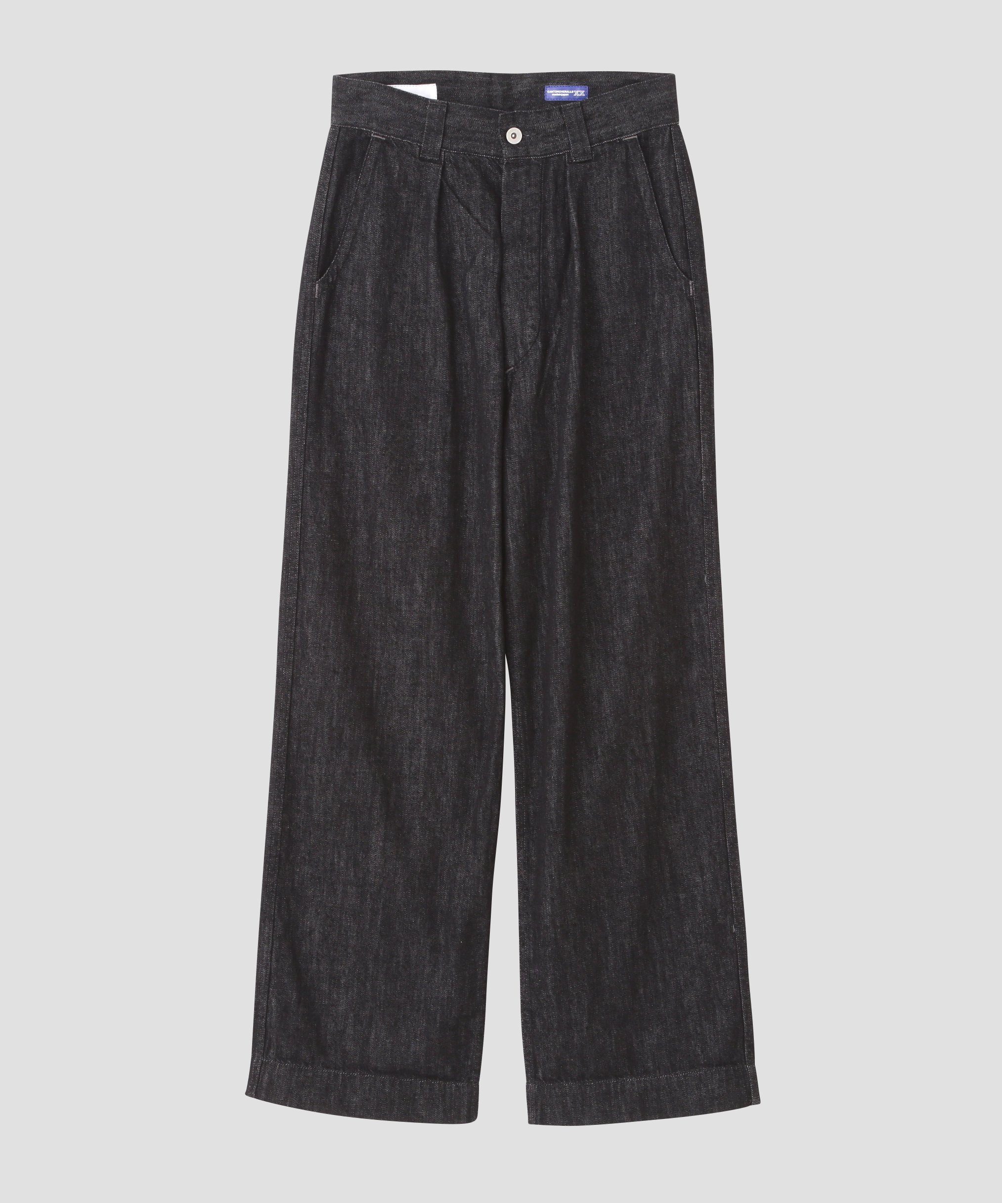 MHL. CANTON BLACK LIGHT DENIM TROUSERS マーガレット・ハウエル パンツ その他のパンツ ブラック