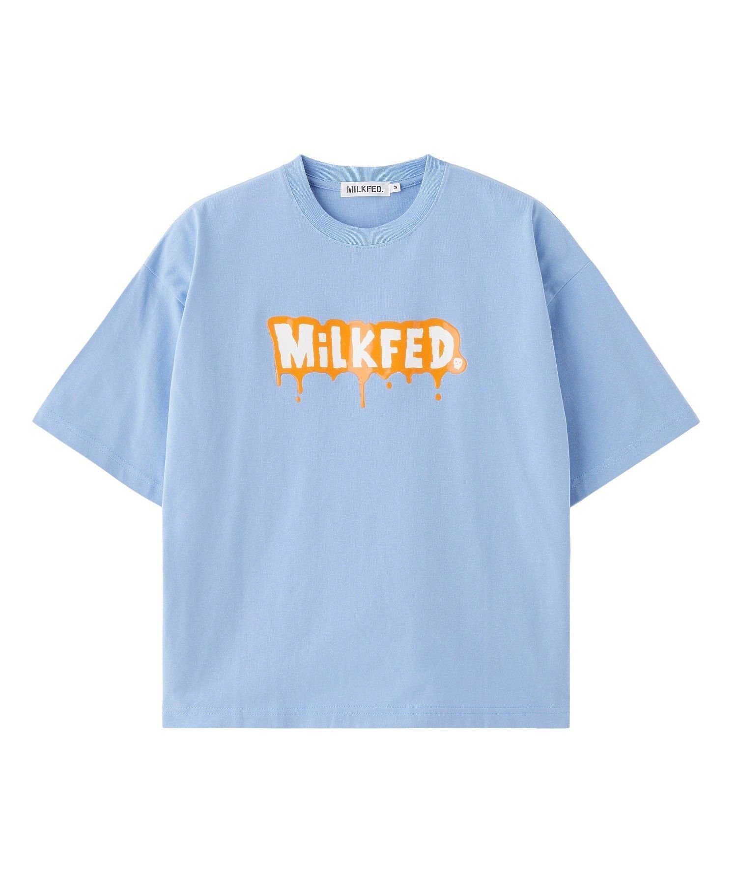 MILKFED. MELT MILKFED. WIDE S/S TEE ミルクフェド トップス カットソー・Tシャツ ホワイト ブラック