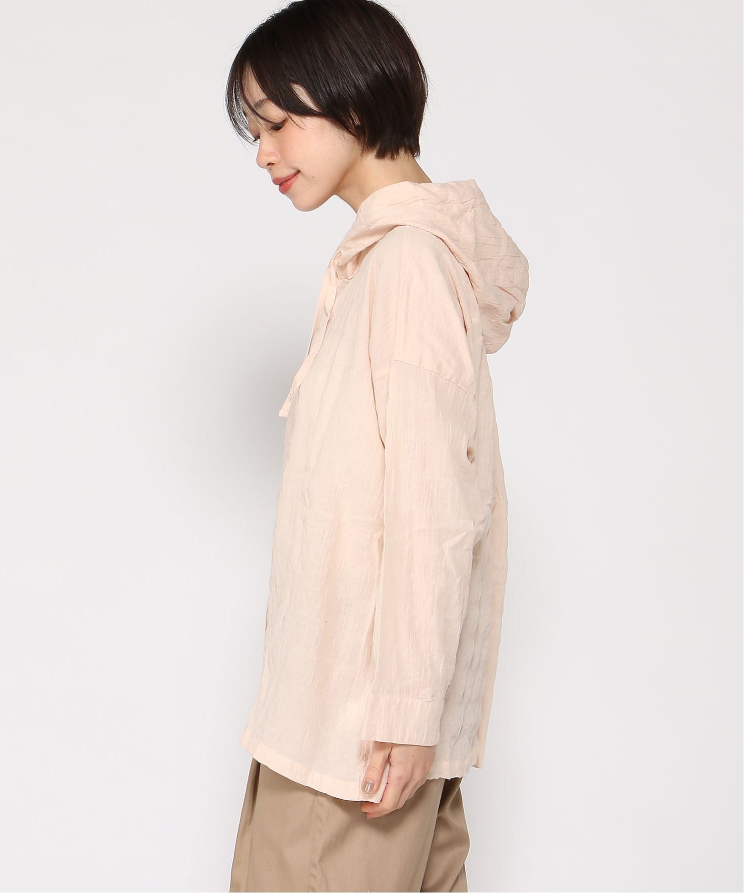 cloudnine cloudnine/【2026 新作】ドット刺繍ジャケット コットンキャンブリック羽織り ナチュラル軽アウター クラウドナイン ジャケット・アウター その他のジャケット・アウター ピンク グレー【送料無料】