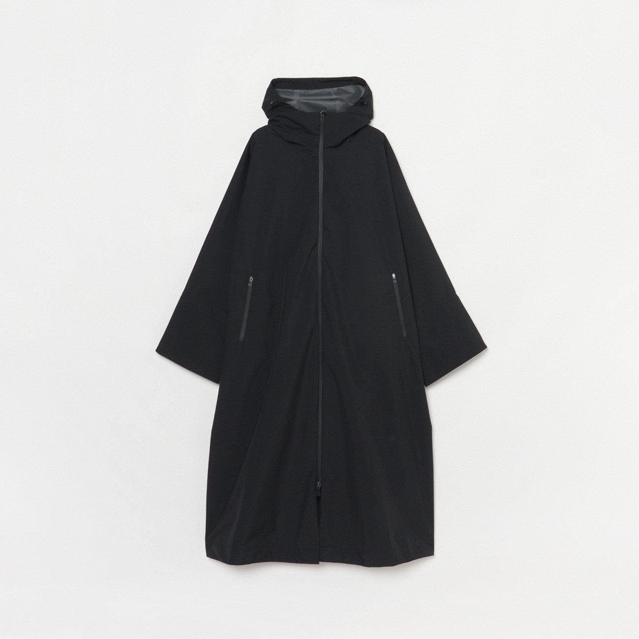 HERNO HOODED LONG COAT エリオポール ジャケット・アウター その他のジャケット・アウター ブラック【送料無料】