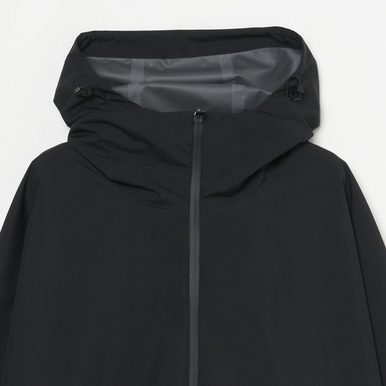 HERNO HOODED LONG COAT エリオポール ジャケット・アウター その他のジャケット・アウター ブラック【送料無料】