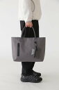 and wander PE/CO totebag アンドワンダー バッグ その他のバッグ グレー カーキ【送料無料】