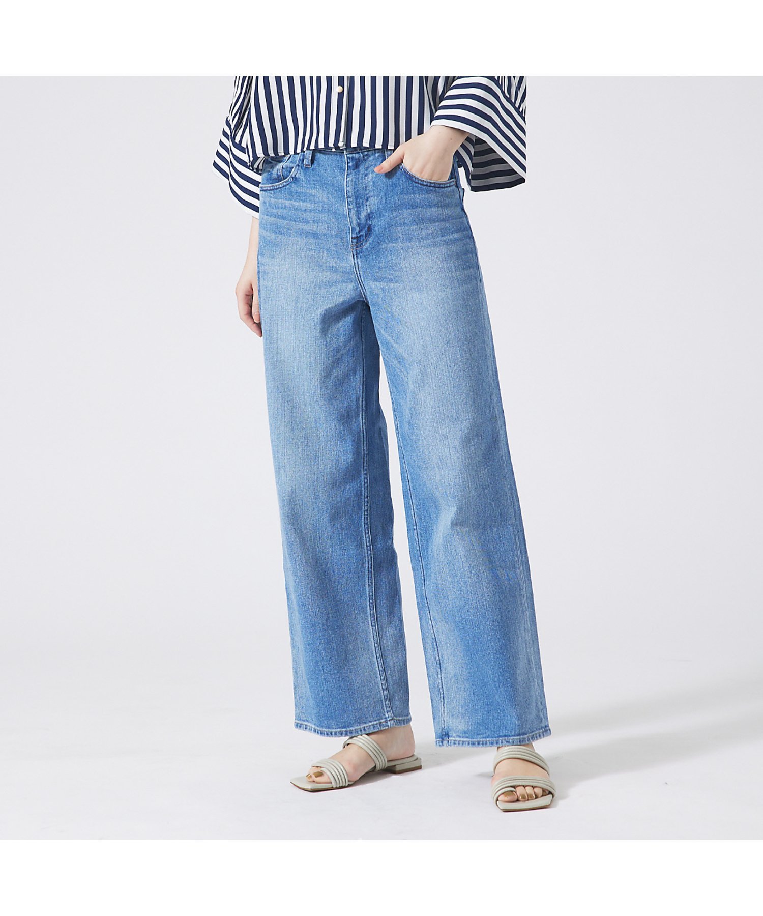 ヘルシーデニム ジーンズ レディース qualite 【Healthy denim】Pink Pepper デニムパンツ カリテ パンツ ジーンズ・デニムパンツ ブルー【送料無料】