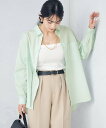【SALE/70%OFF】a.v.v コットンベーシックシャツ アー・ヴェ・ヴェ トップス シャツ・ブラウス ホワイト グリーン ネイビー