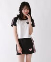 【SALE/40%OFF】repipi armario ラグランチビTセットアップ レピピアルマリオ ワンピース・ドレス チュニック ピンク ブラック ブルー