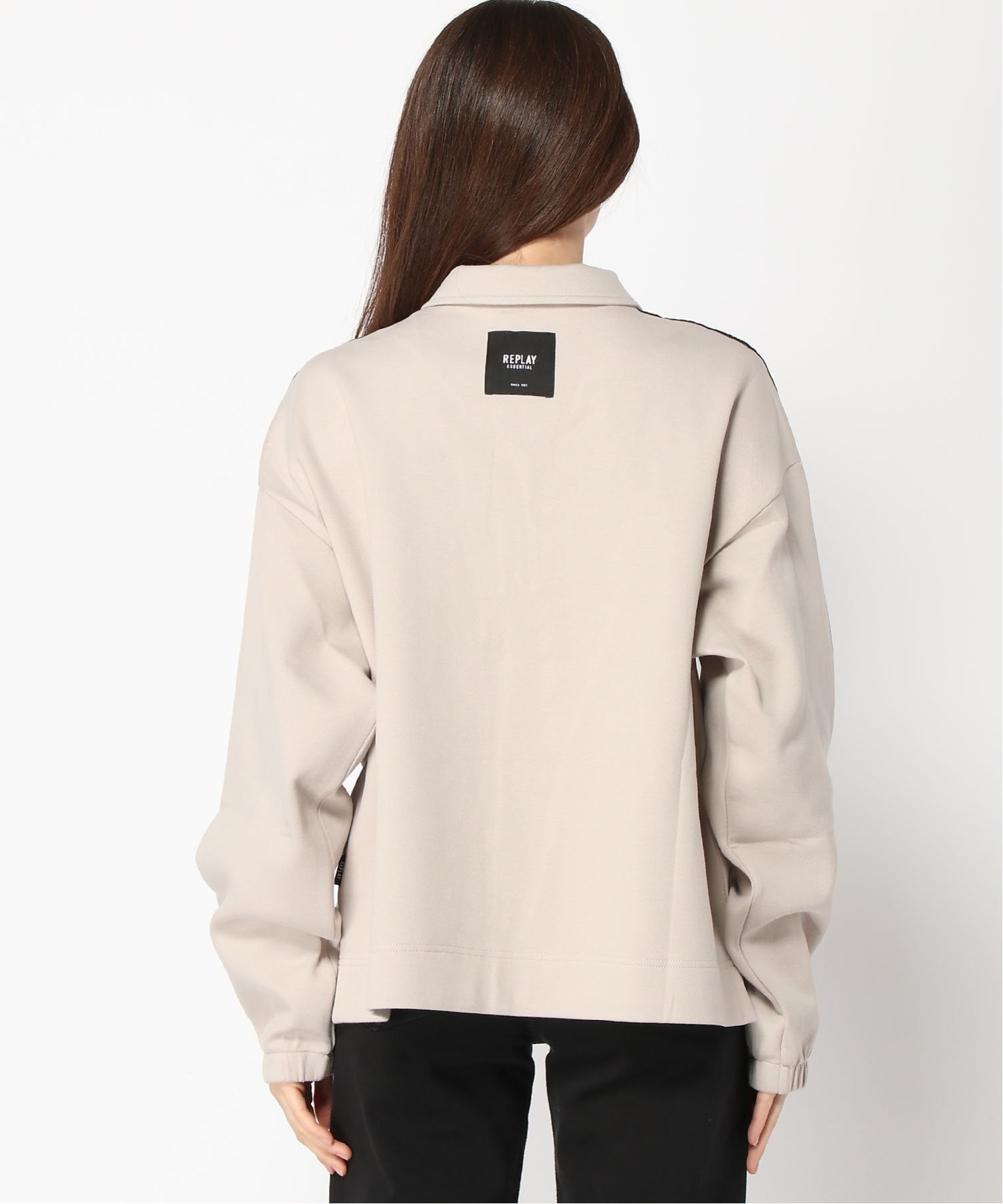 【SALE／70%OFF】REPLAY (W)ボンディッドヘビーピケコットンフリース リプレイ トップス その他のトップス ベージュ【送料無料】