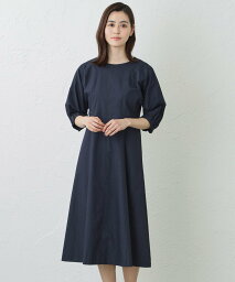 アマカ 服 レディース 【SALE／25%OFF】AMACA クールマックス ドルマンスリーブワンピース アマカ ワンピース・ドレス ワンピース ブラック オレンジ【送料無料】