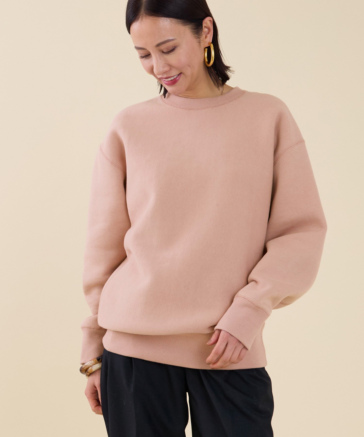 marmors 【marmors】loose sweat p/o マイカアンドディール トップス スウェット・トレーナー グレー ..