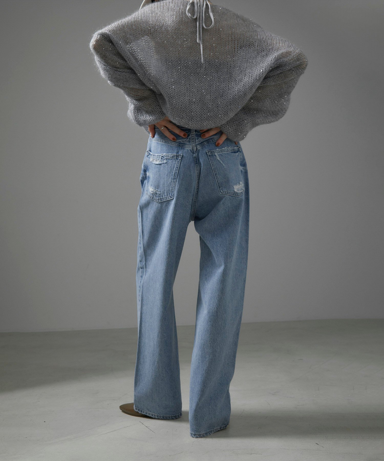 SALON adam et rope' 【RED CARD TOKYO(レッドカードトーキョー)】DAKOTA/ダコタ サロン アダム エ ロペ パンツ ジーンズ・デニムパンツ ブルー【送料無料】