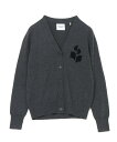 【SALE/40%OFF】MARANT ETOILE Vネック カーディガン ロゴ KARIN イザベル マラン トップス カーディガン グレー【送料無料】