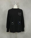 【SALE/20%OFF】STUDIO PICONE カシミヤ100%ポケットデザインニット スタジオピッコーネ トップス ニット ホワイト グレー ピンク ブ...
