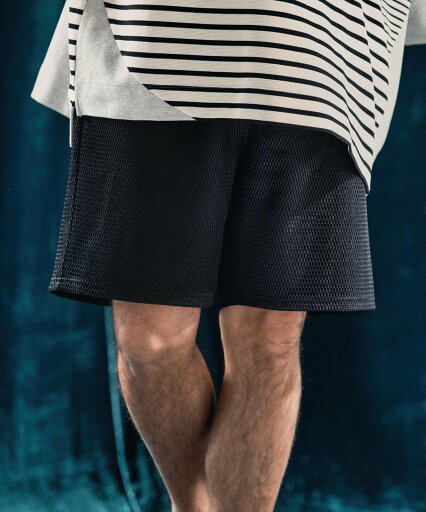 ANGENEHM mp13332-Sheer fabric shorts シアーショートパンツ カンビオ パンツ その他のパンツ ブラック【送料無料】 ANGENEHM mp13332-Sheer fabric shorts シアーショートパンツ カンビオ パンツ その他のパンツ ブラック【送料無料】
