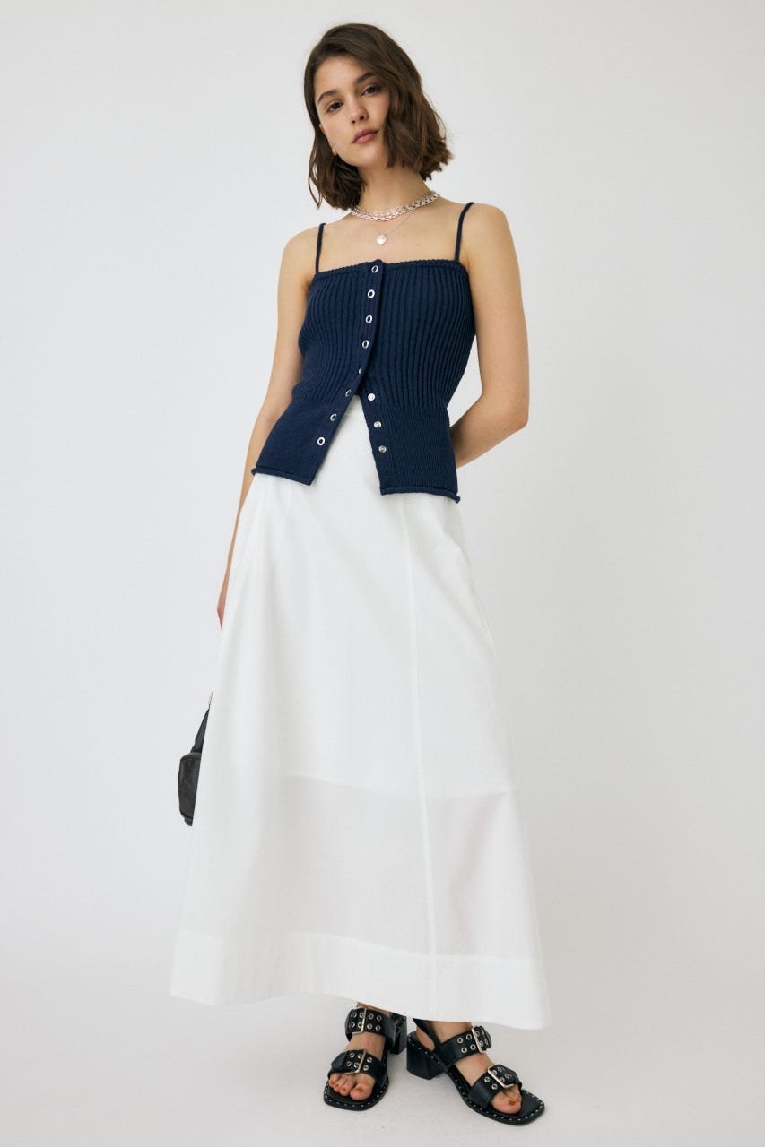 【SALE／60%OFF】MOUSSY SUCKER FLARE スカート マウジー スカート ロング・マキシスカート ブラック ホワイト【送料無料】