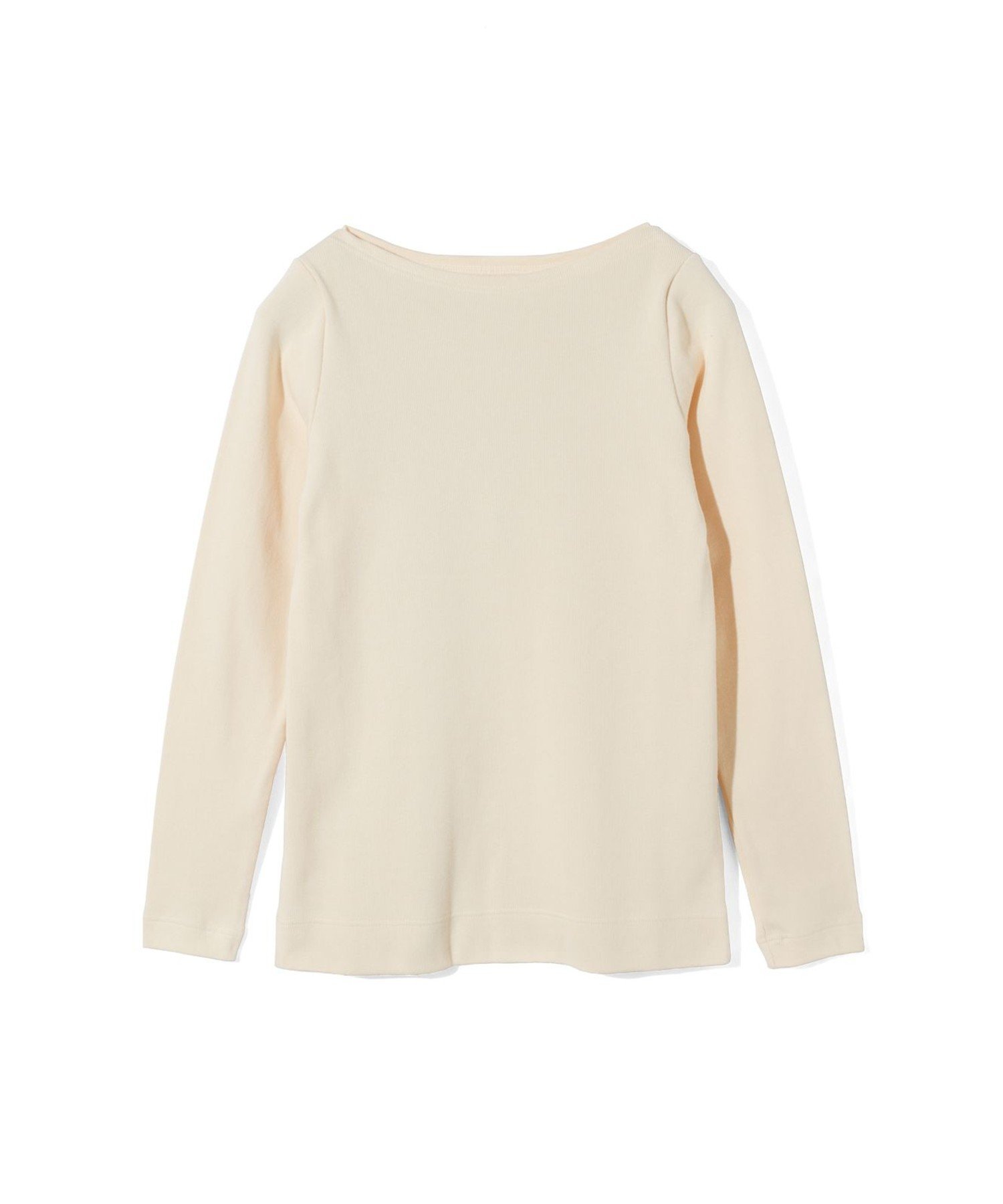MIDIUMISOLID MIDIUMISOLID for Ladies リブプルオーバー マーコート トップス カットソー・Tシャツ ブラック グレー ベージュ