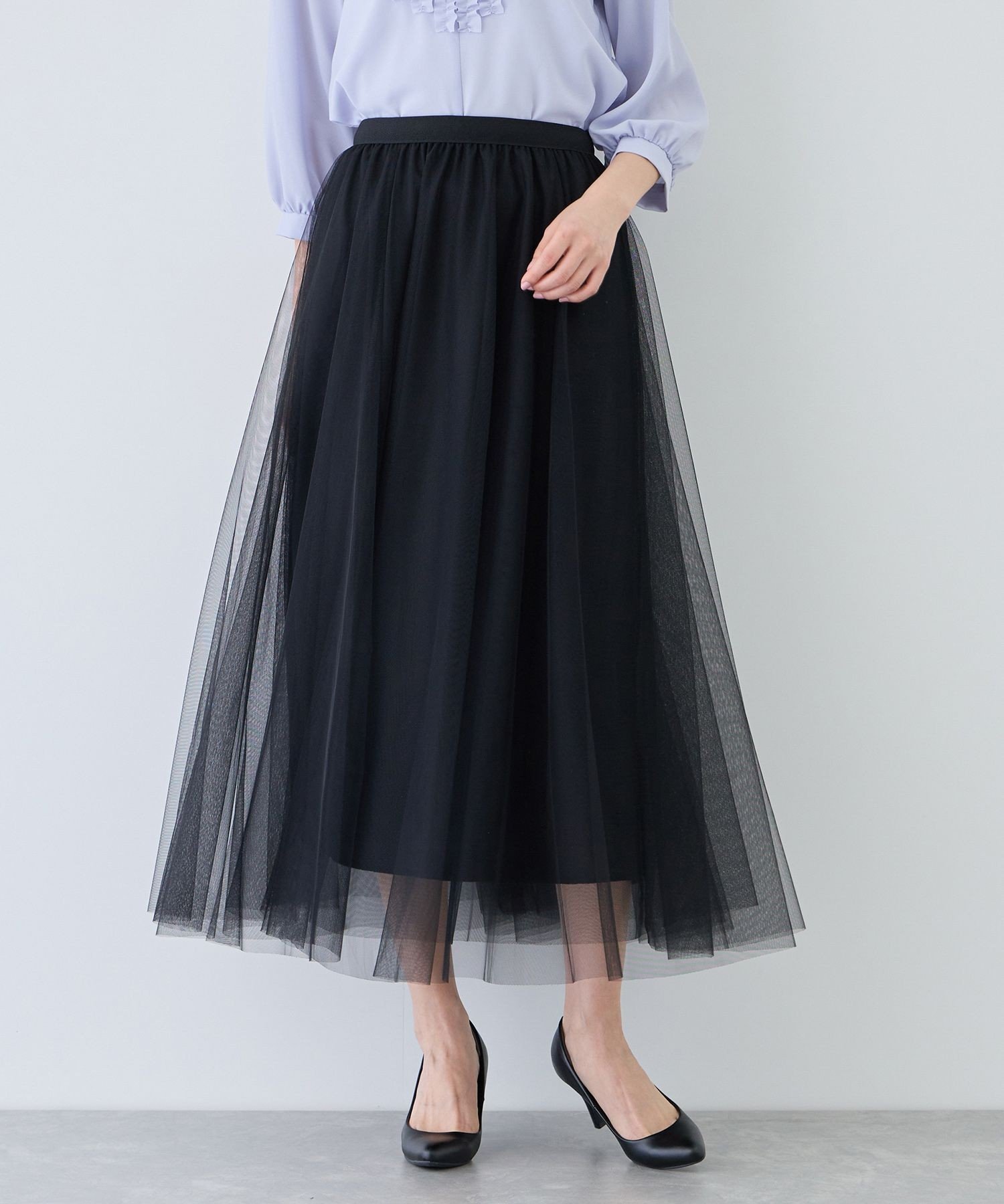 【SALE／20%OFF】JAYRO チュールスカート ジャイロ スカート その他のスカート ベージュ ブルー ブラック グレー ホワイト