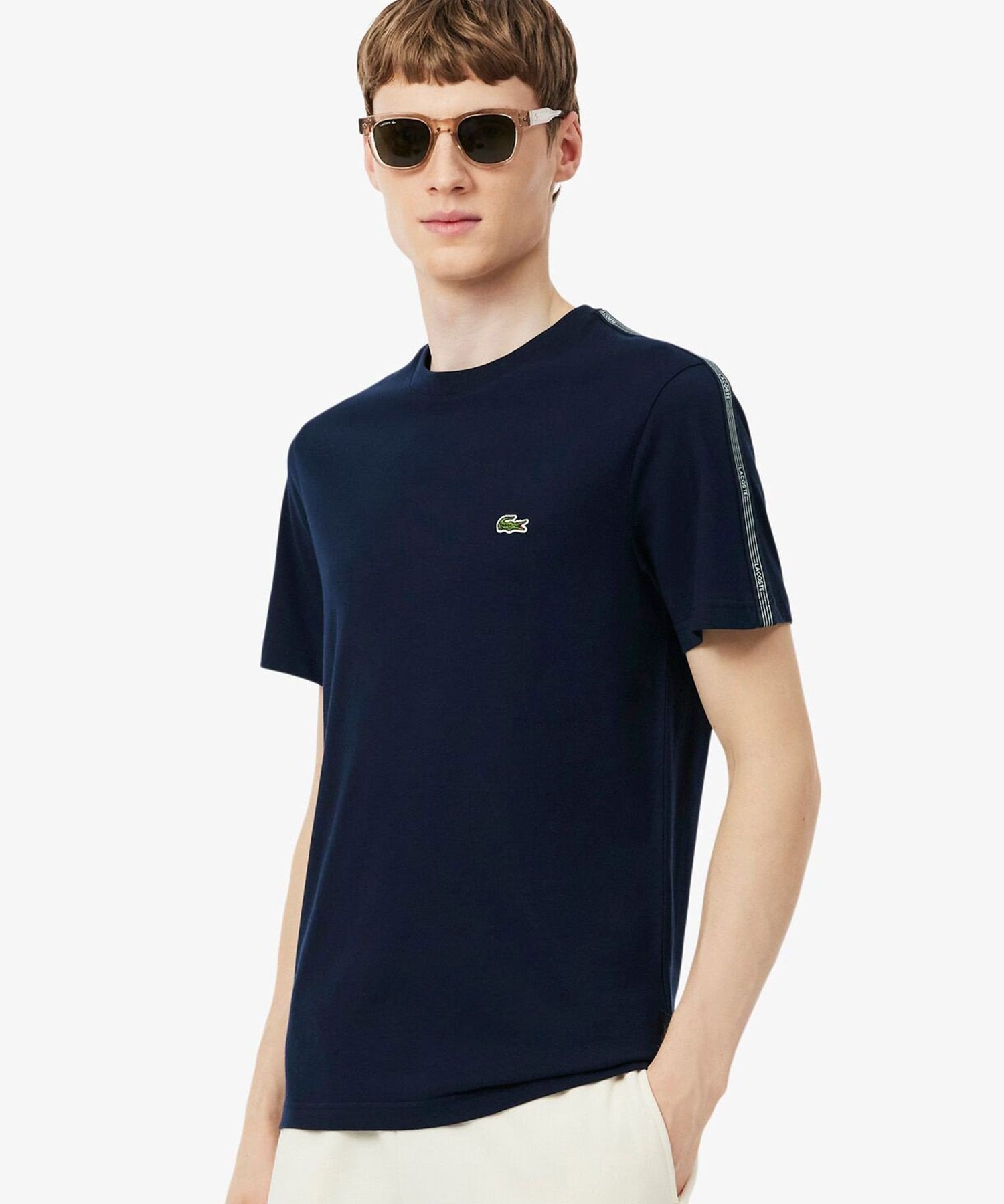 楽天市場】ラコステ tシャツ（カラーネイビー）（トップス｜メンズ