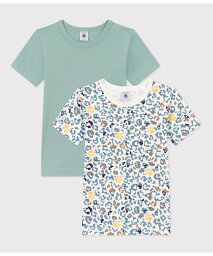 【SALE／10%OFF】PETIT BATEAU 半袖Tシャツ2枚組 プチバトー インナー・ルームウェア その他のインナー・ルームウェア【送料無料】