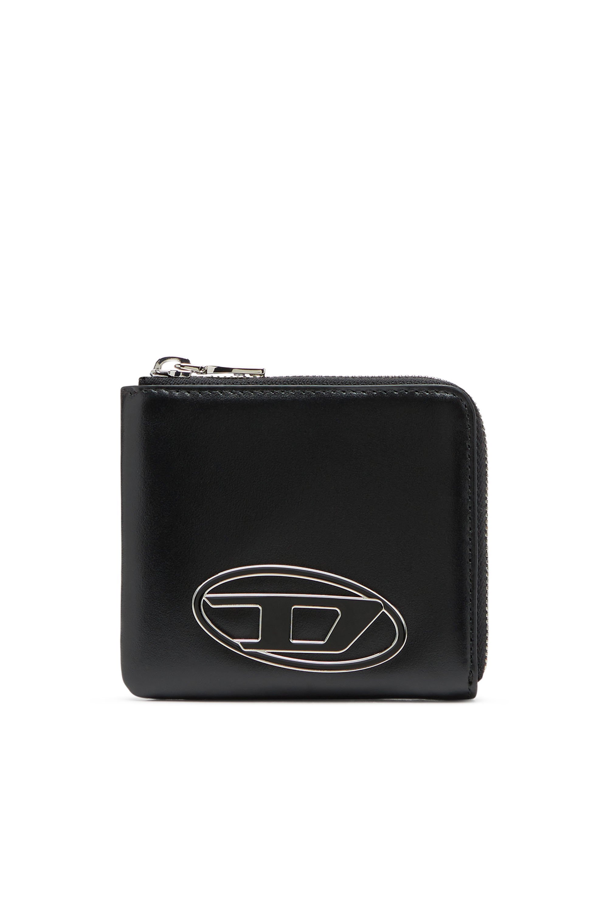 ディーゼル 財布（メンズ） DIESEL メンズ ウォレット 1DR CARDHOLDER ZIP ディーゼル 財布・ポーチ・ケース 財布 ブラック【送料無料】