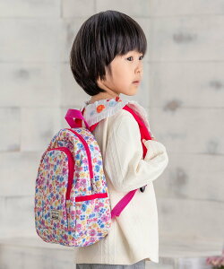 ANPANMAN KIDS COLLECTION ANPANMAN KIDS COLLECTION/(K)水彩お花総柄リュック6L アンパンマンキッズコレクション バッグ リュック・バックパック ピンク【送料無料】