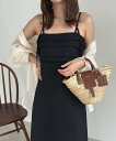 【SALE/70%OFF】JUNOAH バックリボンキャミワンピース ジュノア ワンピース・ドレス ワンピース ブラック ベージュ グレー
