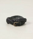 【SALE/27%OFF】NEWYORKER WOMEN レザーメッシュベルト ニューヨーカー ファッション雑貨 ベルト ブラック【送料無料】