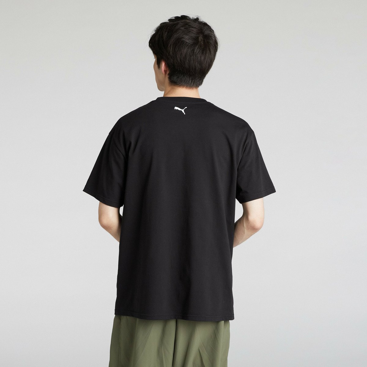 メンズ ESS MX リラックス グラフィック 半袖 Tシャツ ESS MX SS RELAX GRAPHIC TEE プーマ トップス カットソー・Tシャツ ブラック