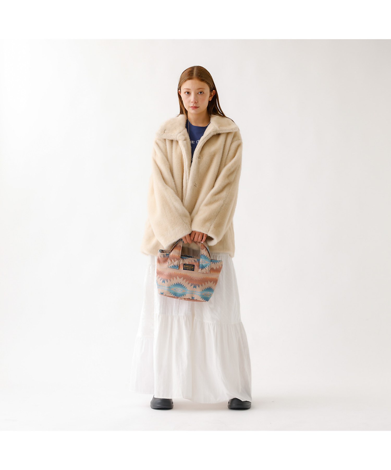【PENDLETON/ペンドルトン】FLANNEL TOTEBAG/トートバッグ アバハウス バッグ トートバッグ グレー ベージュ