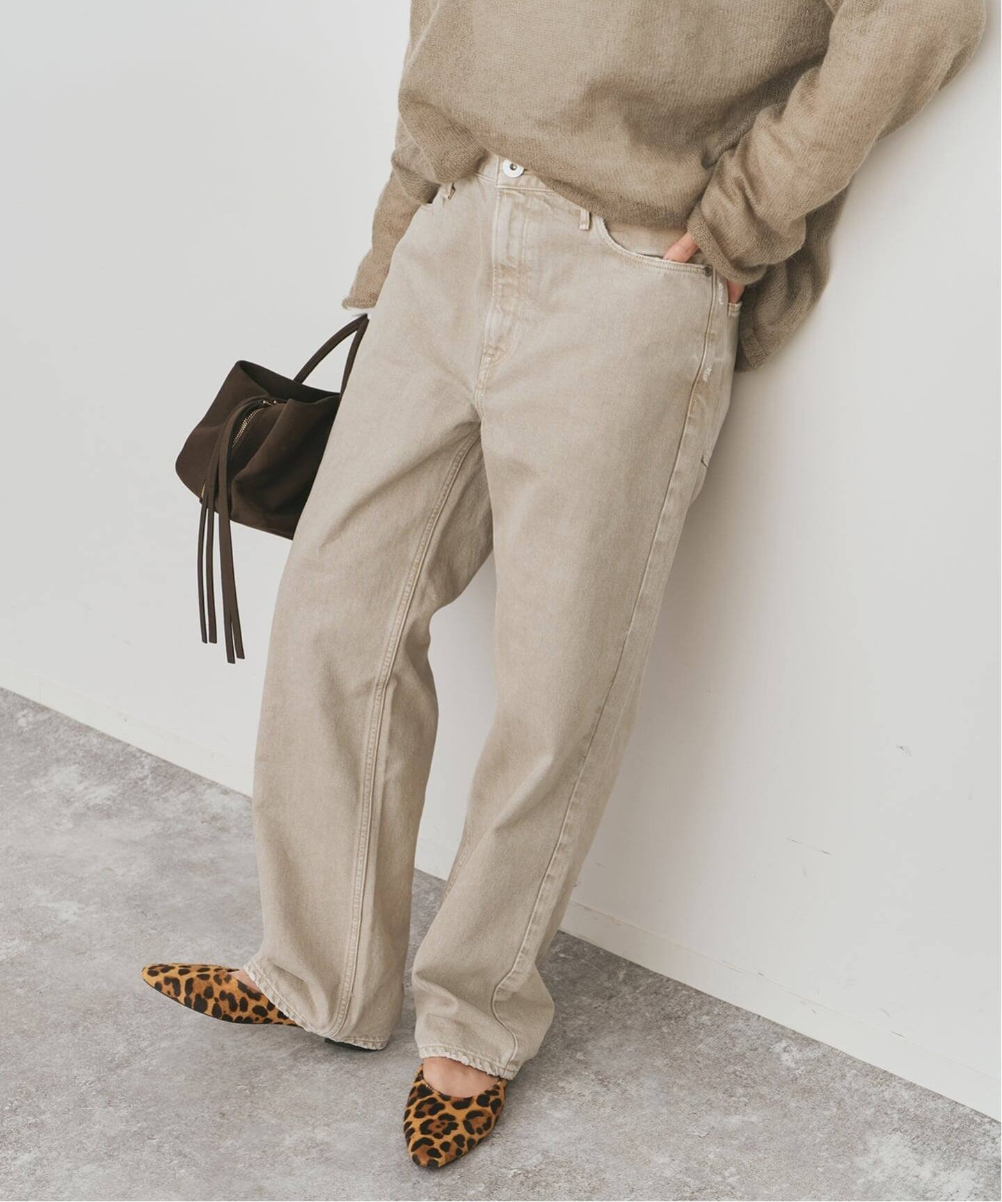 Spick & Span upper hights/アッパーハイツ 別注THE HIM* スピックアンドスパン パンツ ジーンズ・デニムパンツ ブラック ベージュ【送料無料】のサムネイル