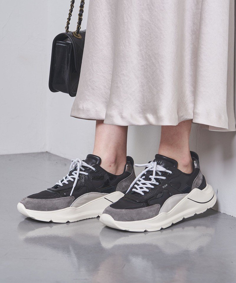 UNITED ARROWS 【別注】＜D.A.T.E＞FUGA NYLN スニーカー ユナイテッドアローズ シューズ・靴 スニーカー ブラック【送料無料】のサムネイル