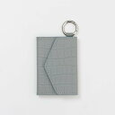 enHANCE 【WALLET SLAYLER】LEATHER CARD CASE CROCCO-BLUE エンハンス ファッション雑貨 その他のファッション雑...