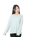 BACKYARD FAMILY コットン天竺長袖Tシャツ ローラ トップス カットソー・Tシャツ イエロー ブルー ブラウン グレー グリーン