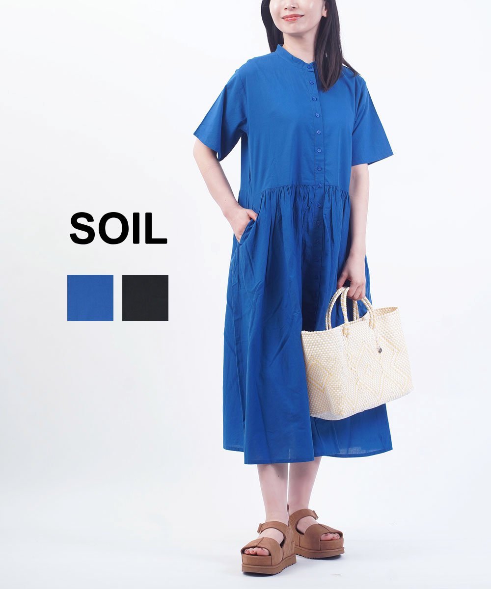 SOIL ソイル ワンピース ブルーコムブルー ワンピース・ドレス ワンピース【送料無料】