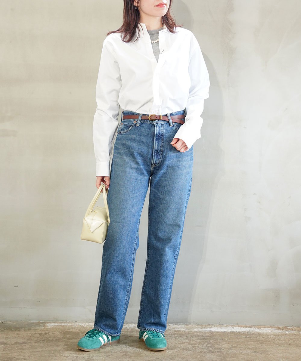 THE SHINZONE ザ シンゾーン マリリンデニム MARILYN DENIM BLUE ブルーコムブルー パンツ ジーンズ・デニムパンツ ブルー