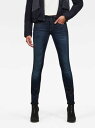 ジースター ロゥ ジーンズ レディース G-Star RAW 【公式ショップ】LYNN MID SKINNY/ローライズスキニージーンズ ジースターロゥ パンツ ジーンズ・デニムパンツ ネイビー【送料無料】