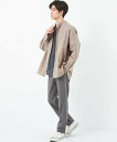 ユナイテッドアローズ 【SALE／70%OFF】UNITED ARROWS green label relaxing スプラッシュチェック ロング バンドカラー シャツ ユナイテッドアローズ アウトレット トップス シャツ・ブラウス ベージュ ブラック