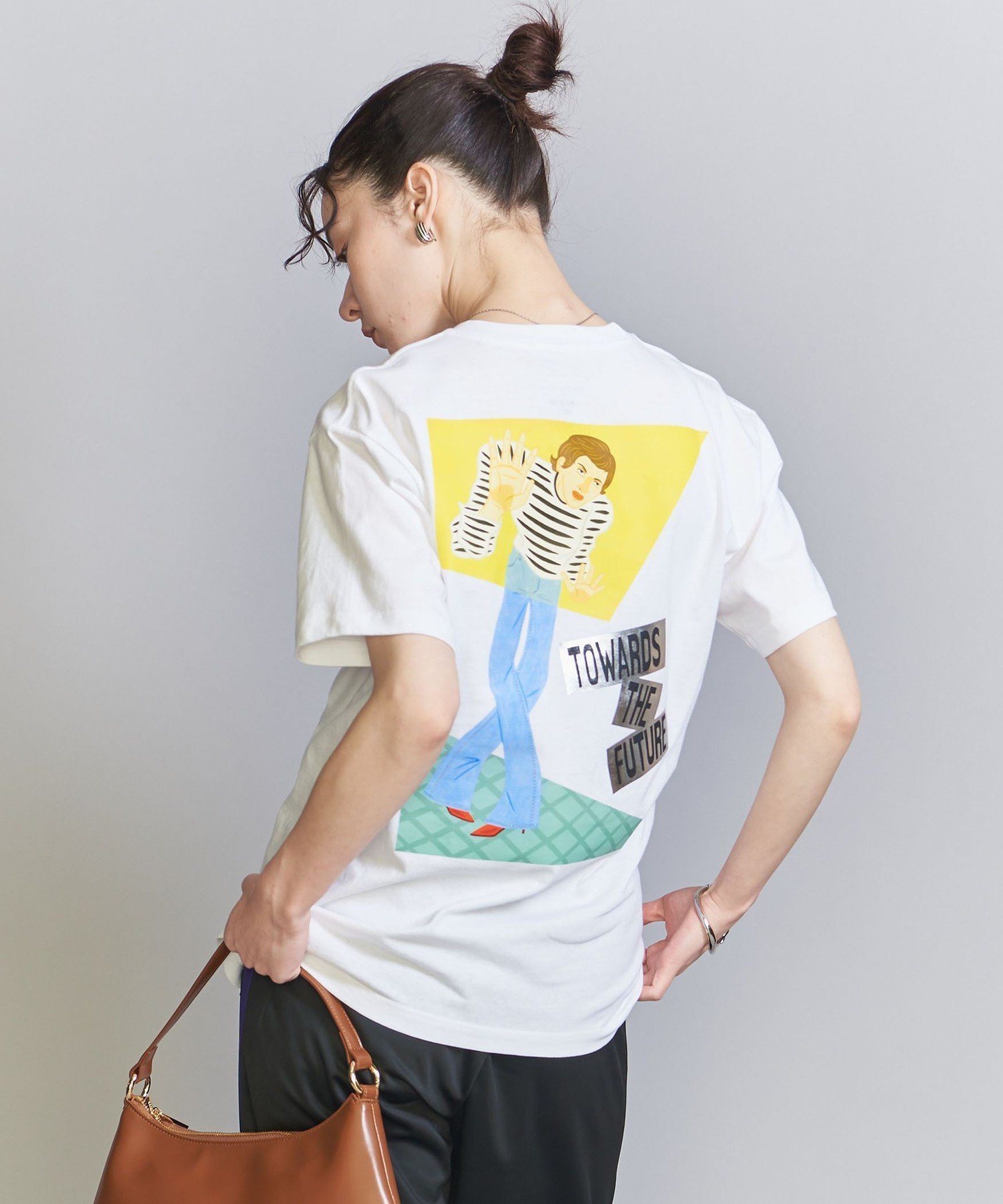 【SALE／40%OFF】BEAUTY&YOUTH UNITED ARROWS 【別注】＜AZUSA IIDA＞アートプリントTシャツ ユナイテッドアローズ アウトレット トップス カットソー・Tシャツ【送料無料】
