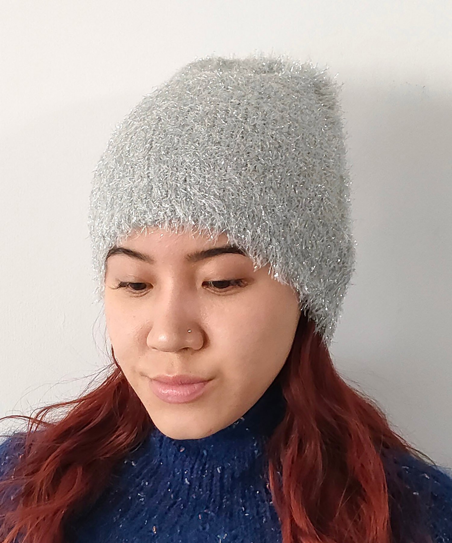 【SALE／60%OFF】CONTROL FREAK/CTFK CONTROL FREAK(コントロールフリーク)ラメフェザーニットワッチ キャセリーニ 帽子 ニット帽・ビーニー ベージュ グレー ブラック